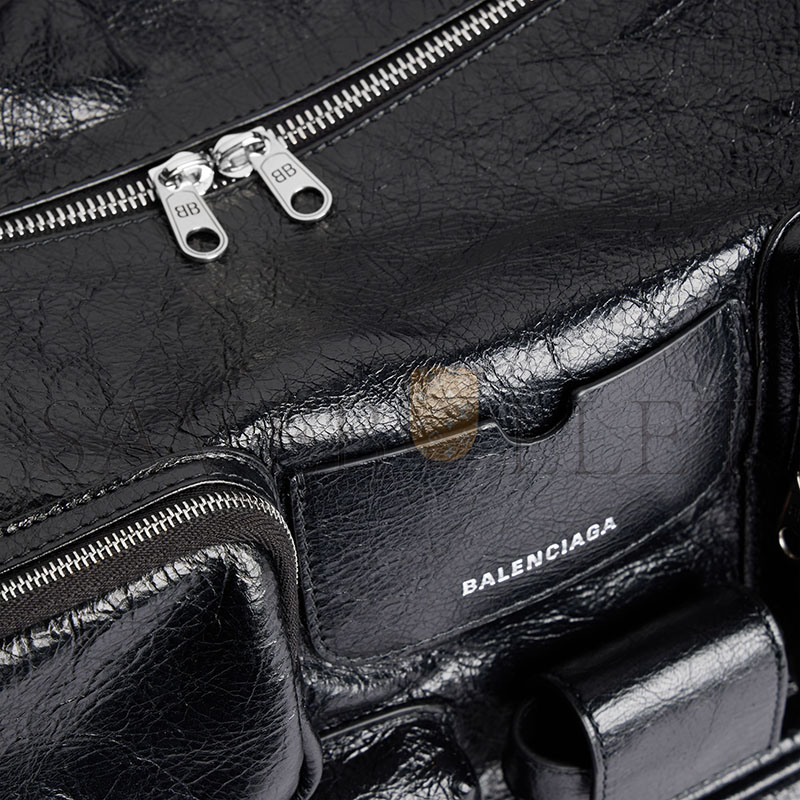 ba*len*cia*ga S*perbusy sling bag large in black 702168210c81000 (42*29*19cm)